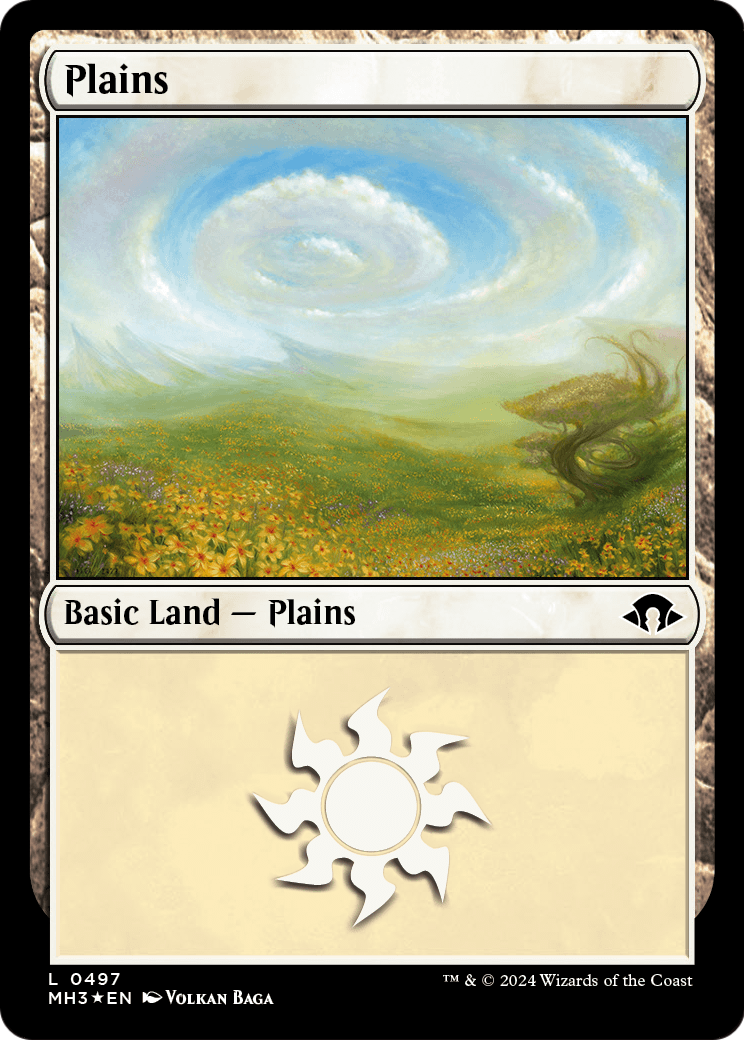Plains (0497) (Ripple Foil) (MH3-497) - Modern Horizons 3 Foil