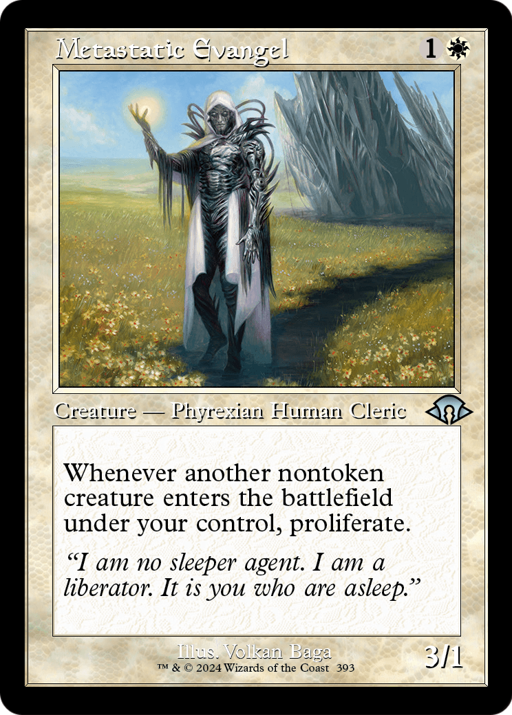 Metastatic Evangel (Retro Frame) (MH3-393) - Modern Horizons 3 Foil