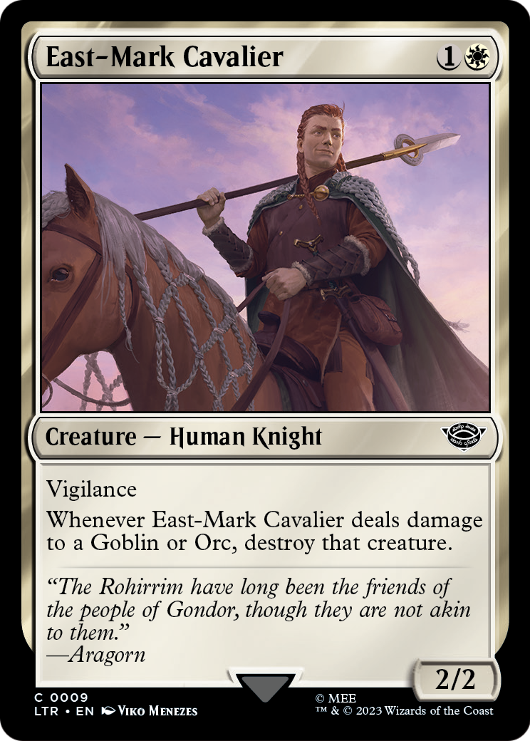 East-Mark Cavalier (LTR-009) - The Lord of the Rings: Tales of Middle-earth