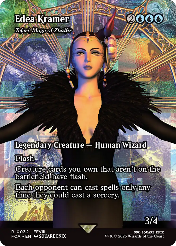 Teferi, Mage of Zhalfir (FCA-032) - FINAL FANTASY: Through the Ages / Edea Kramer (Borderless)