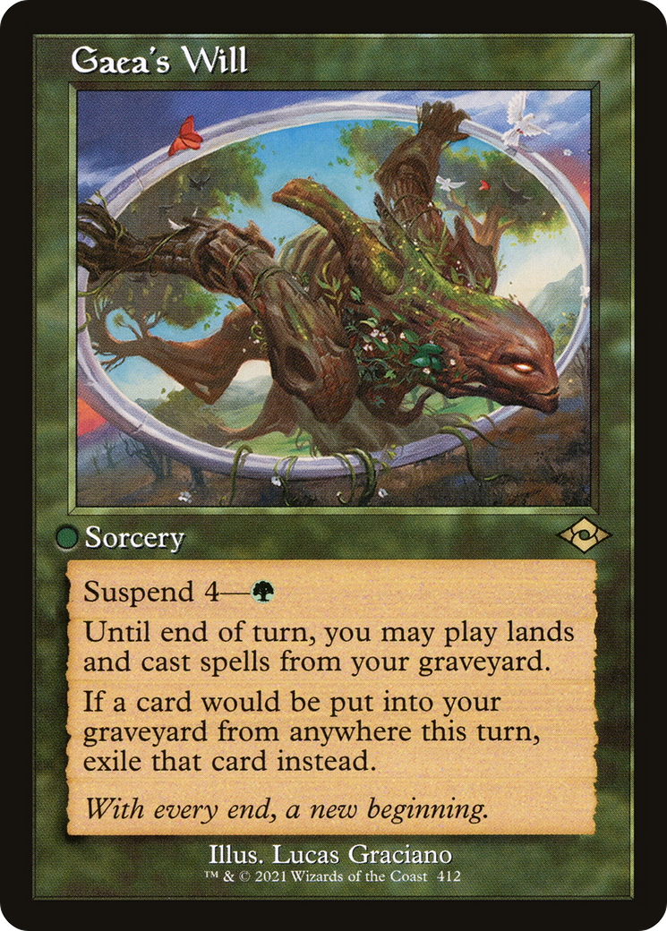 Gaea's Will (Retro Frame) (MH2-412) - Modern Horizons 2 Foil