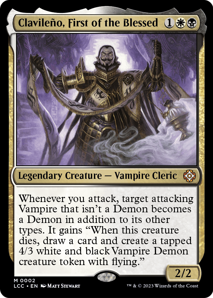 Clavileno, First of the Blessed (LCC-002) - The Lost Caverns of Ixalan Commander Foil