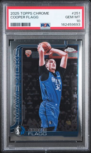 2025 Topps Chrome Cooper Flagg #251 PSA 10