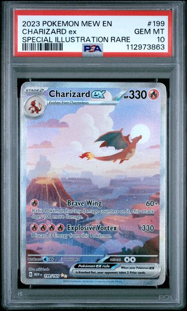 2023 English Pokemon Charizard 199/165 PSA 10