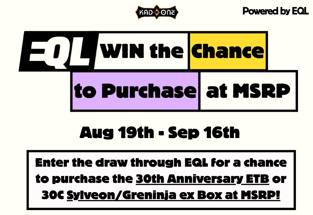 Pokemon 30th Product EQL Draw