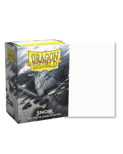 Dragon Shield Snow Matte Standard Size Dual 100ct