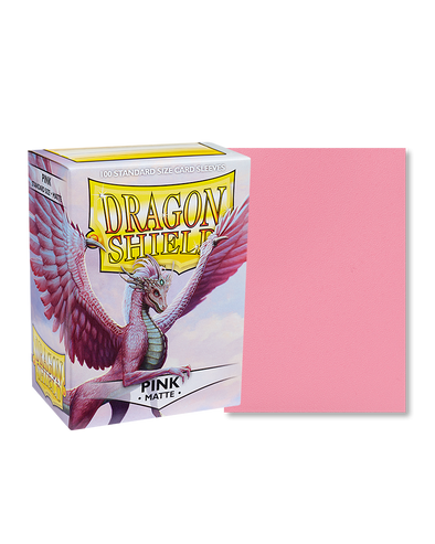 Dragon Shield Pink Matte Standard Size 100ct