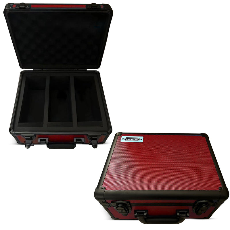 Evoretro 3-Row RedAluminum Graded Case with Key