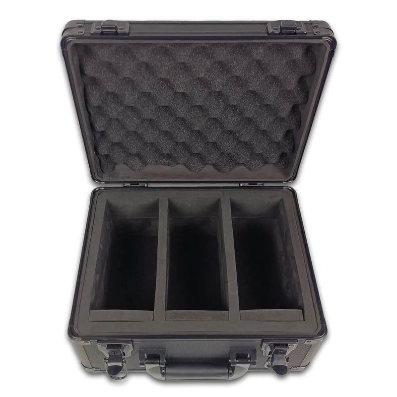 Evoretro 3-Row Black Aluminum Graded Case with Key
