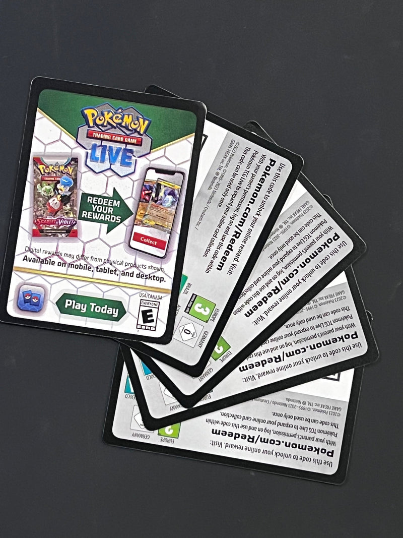 Pokemon 100 MIXED Pokemon TCG Live Online Redeemable Card Codes