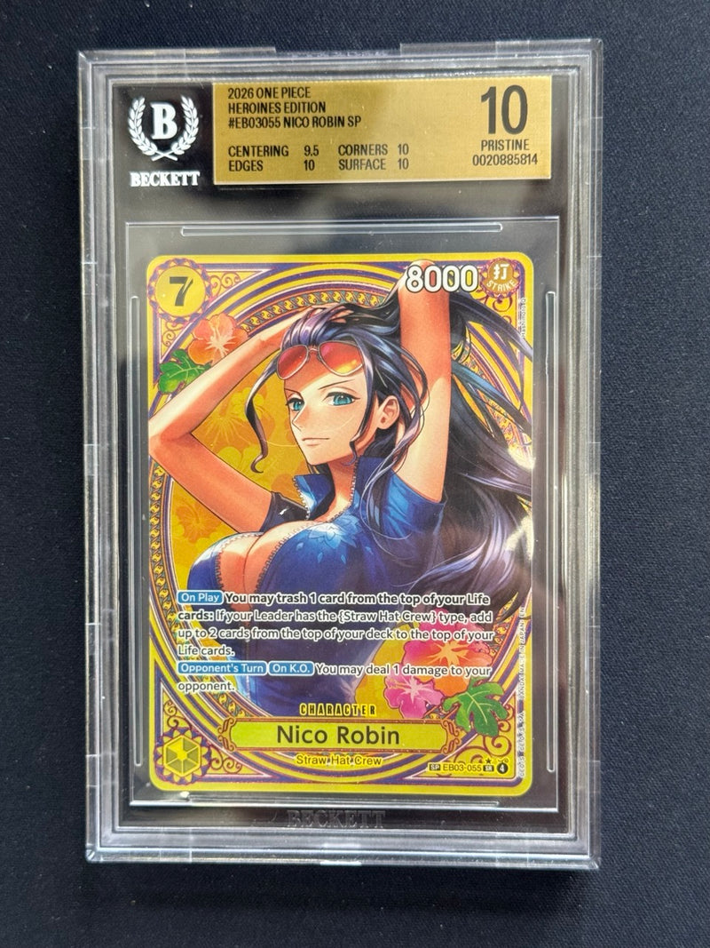 2026 English One Piece Nico Robin EB03-005 BGS 10