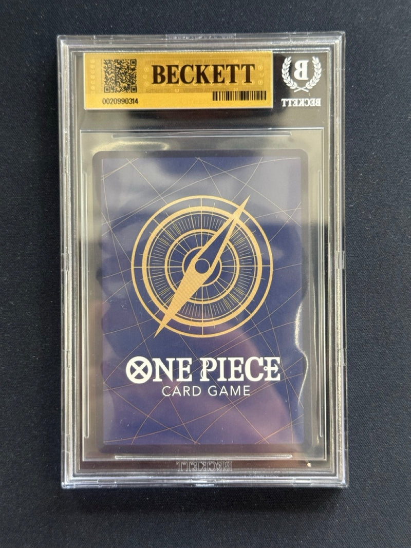 2025 One Piece English Monkey. D. Luffy WANTED OP13 118 BGS 9.5