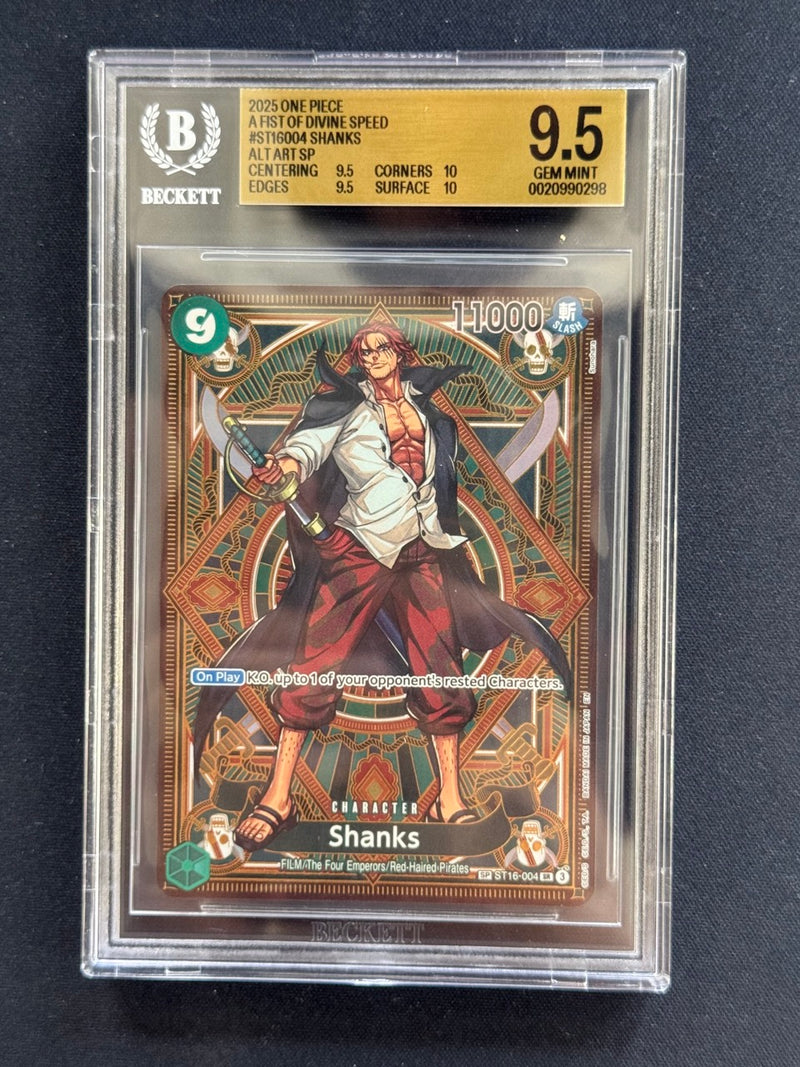 2025 One Piece English Shanks ST16 004 BGS 9.5