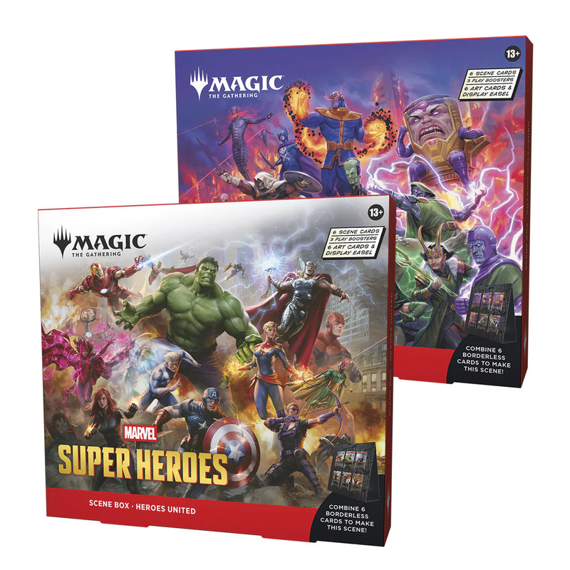MTG - Universes Beyond: Marvel Super Heroes - Scene Box - Set of 2 (Pre-Order)