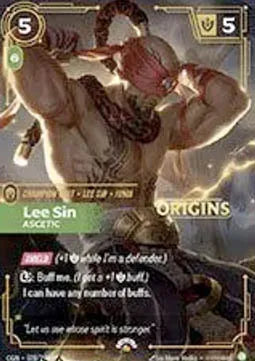 Lee Sin - Ascetic (078/298) - Riftbound Organized Play Promotional Cards Foil