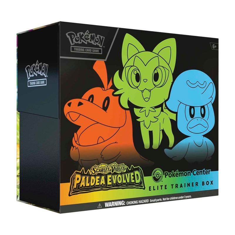 Pokemon Paldea Evolved Pokémon Center Elite Trainer Box (Minor Tear, Box Unopened)