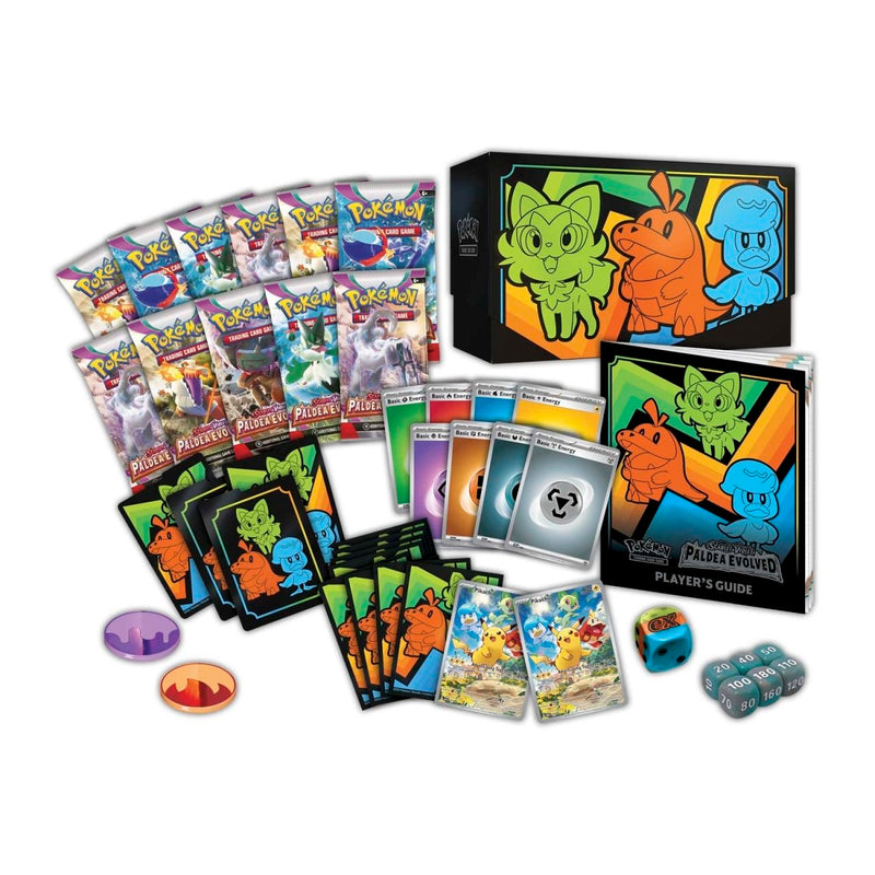 Pokemon Paldea Evolved Pokémon Center Elite Trainer Box (Minor Tear, Box Unopened)