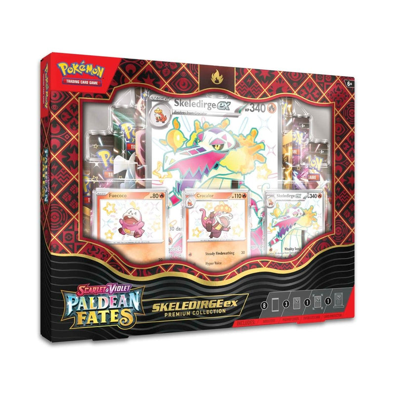 Pokemon Paldean Fates Skeledirge ex Premium Collection