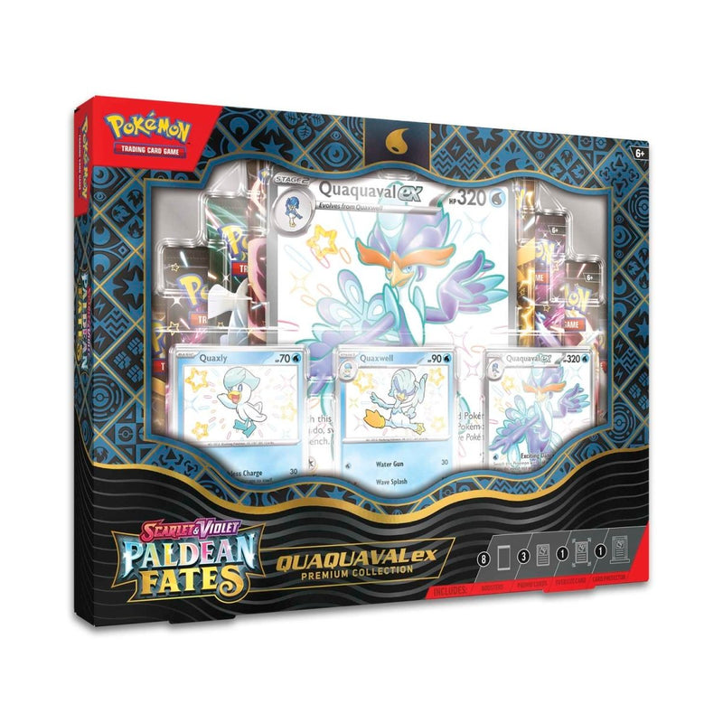 Pokemon Paldean Fates Quaquaval ex Premium Collection