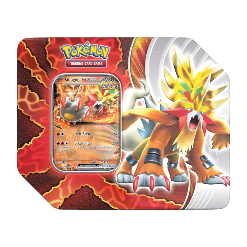 Pokemon SV Paradox Destinies Tin (Gouging Fire ex)