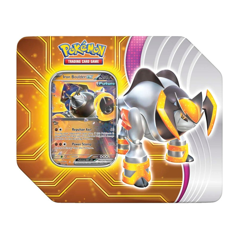 Pokemon SV Paradox Destinies Tin (Iron Boulder ex)