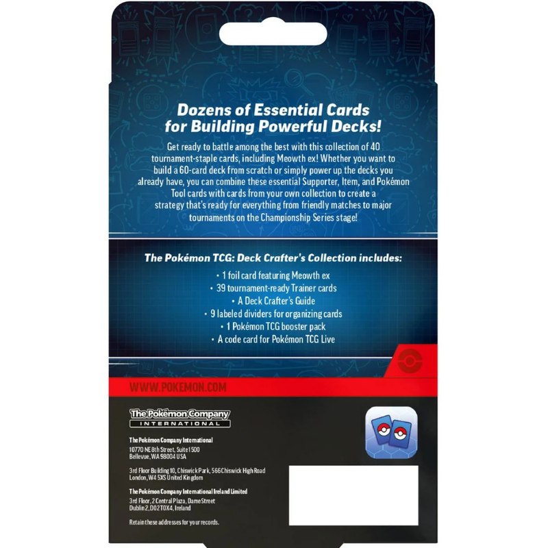Pokemon - Deck Crafter’s Collection (Pre-Order)