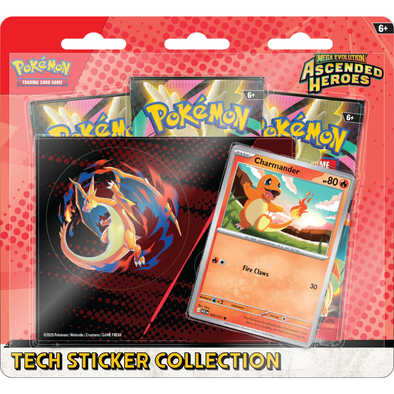 Pokemon Ascended Heroes Tech Sticker Collection - Set of 2 (Pre-Order)