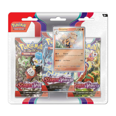 Pokemon Scarlet and Violet Base Set 3 Pack Blister