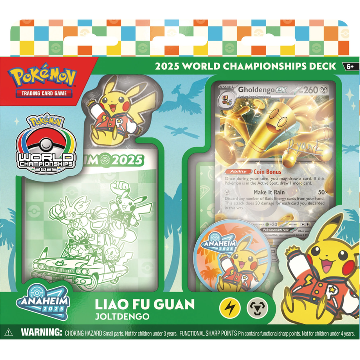 Pokemon World Championship Decks 2025 Liao Fu Guan Joltdengo (Senior Champion)