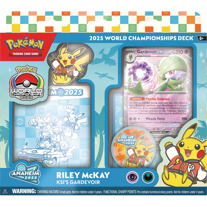 Pokemon World Championship Decks 2025 Riley McKay KSI's Gardevoir (Masters Champion)