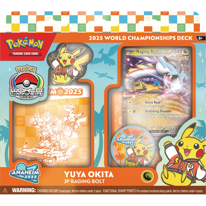 Pokemon World Championship Decks 2025 Yuya Okita P Raging Bolt (Junior Champion)