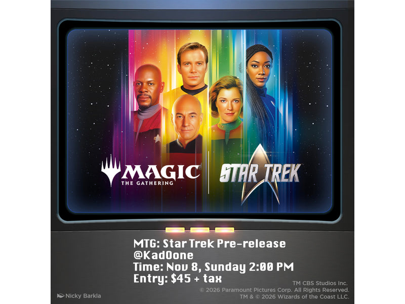 MTG Star Trek Prerelease Event Sunday 11/08 2PM