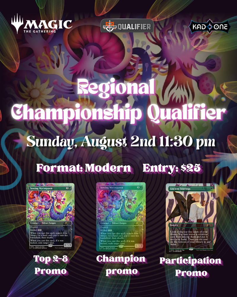 F2F WPN Tour | 2026 Round 2 Modern Regional Championship Qualifier RCQ @Kadoone 8/2 11:30 AM