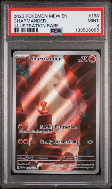 Pokemon 2023 Charmander PSA 9 (168/165)