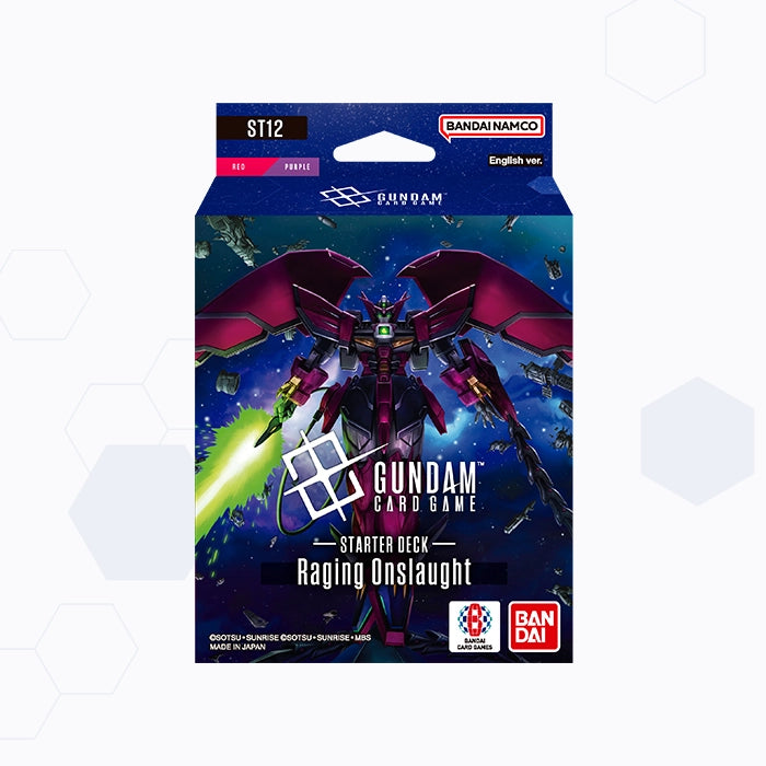 Gundam CG: Raging Onslaught Starter Deck [ ST12 ] ( Preorder )