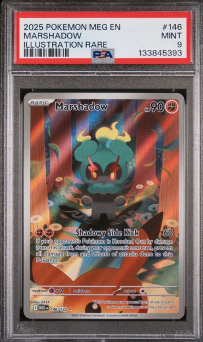 2025 Pokemon Marshadow 146/132 PSA9