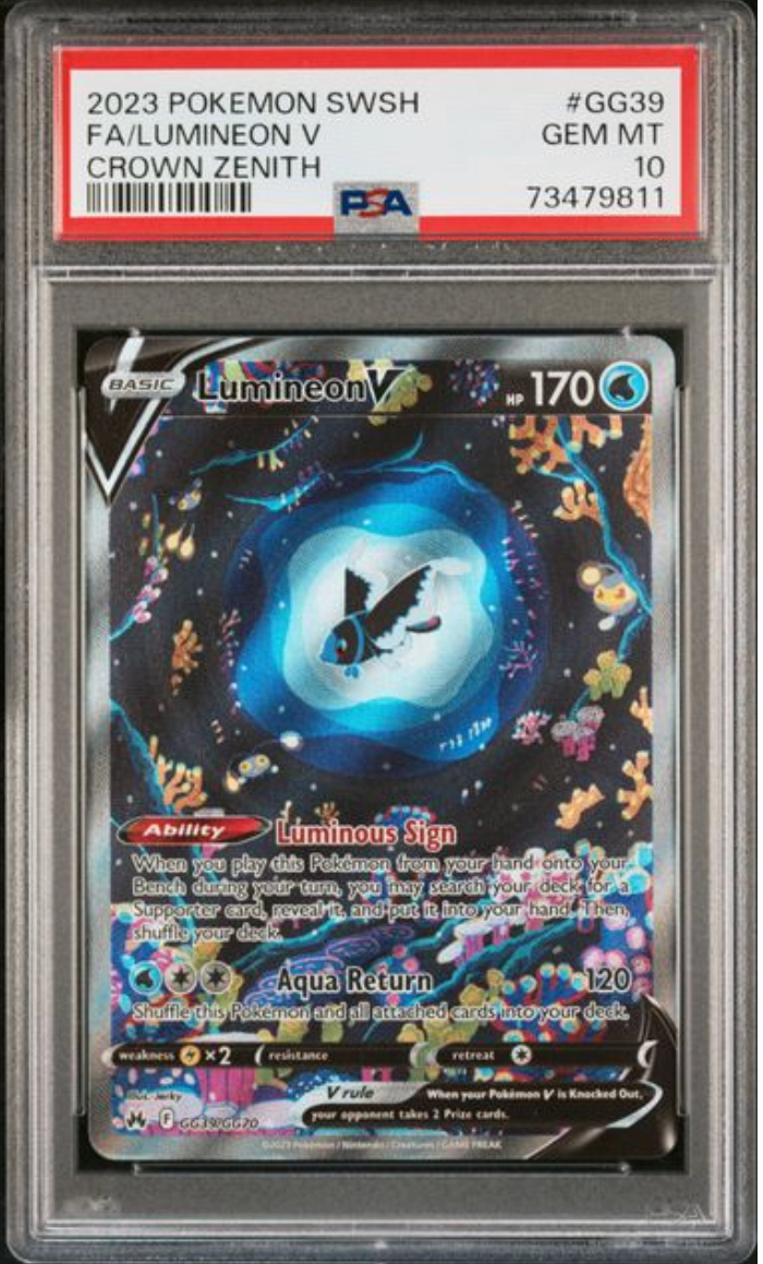 2023 Pokemon GG39/GG70 Lumineon PSA10