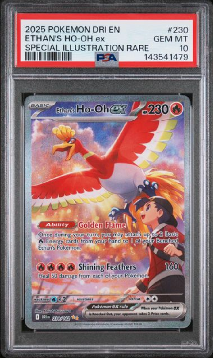 2025 Pokemon Ethan's Ho-Oh 230/182 PSA10