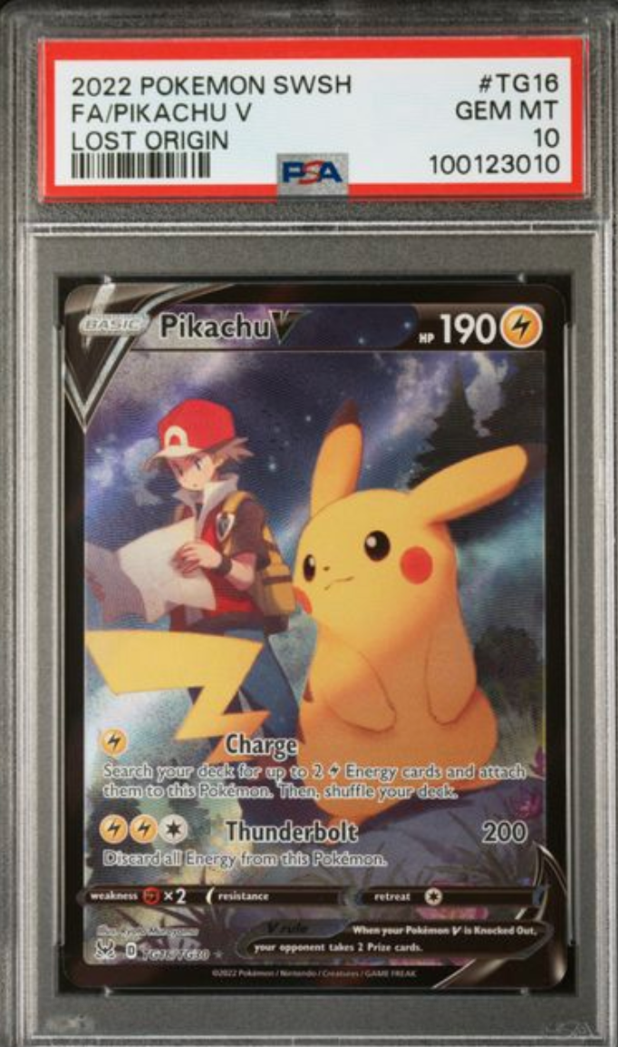 20221 Pokemon SWSH Pikachu TG16/TG30 PSA10