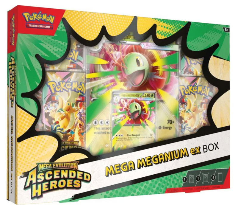 Pokémon TCG: Mega Evolution - Ascended Heroes Mega Meganium ex Box