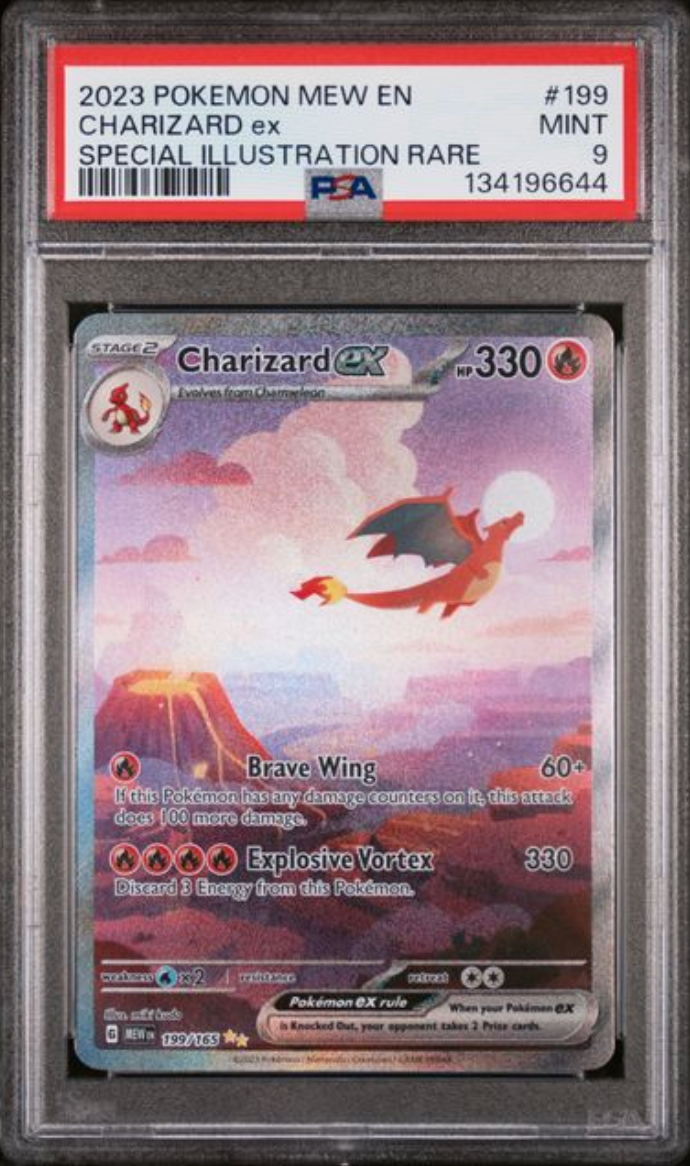 2023 English Pokemon Charizard 199/165 PSA 9