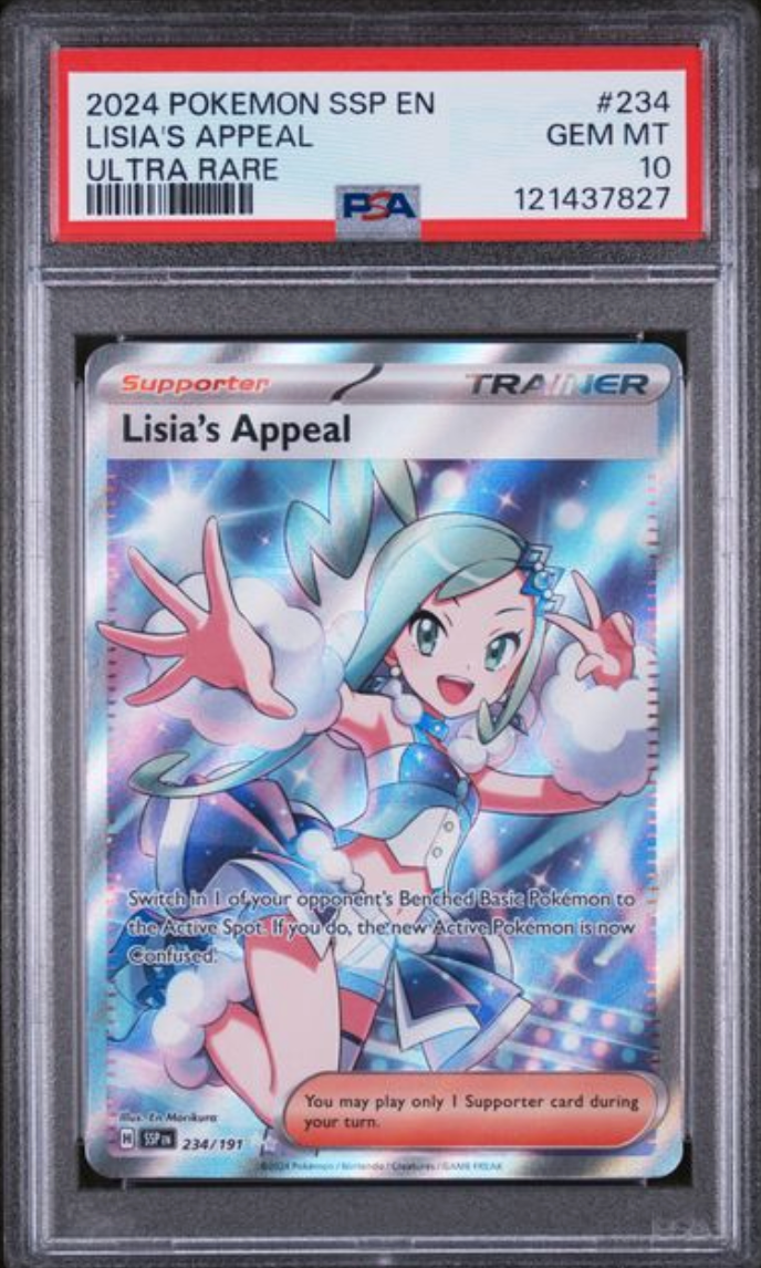 2024 Pokemon 234/191 Lisia's Appeal PSA10