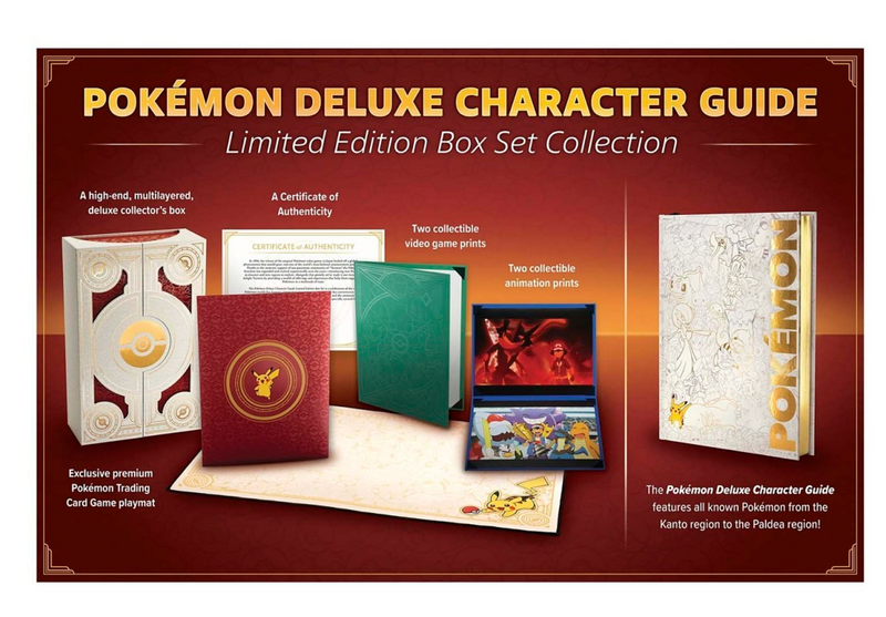 Pokémon Deluxe Character Guide Limited Edition Box Set (Pre-Order)