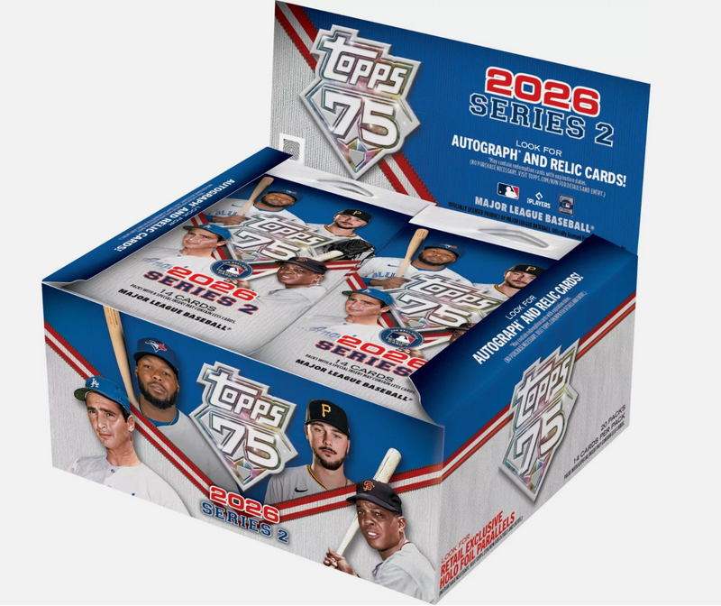 2026 TOPPS SERIES 2 BASEBALL DISPLAY BOX