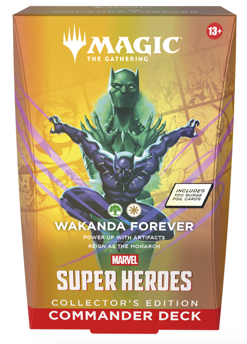 Marvel Super Heroes: Commander - Commander Deck: Collector's Edition - Wakanda Forever