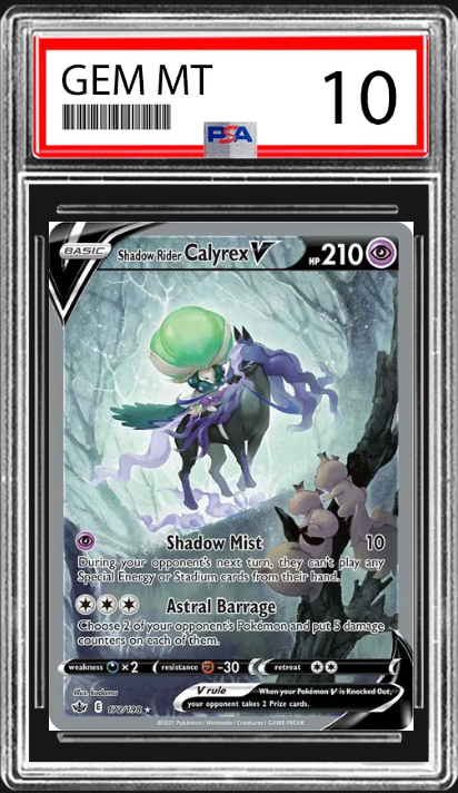 2021 English Pokemon Calyrex V 172/198 PSA 10