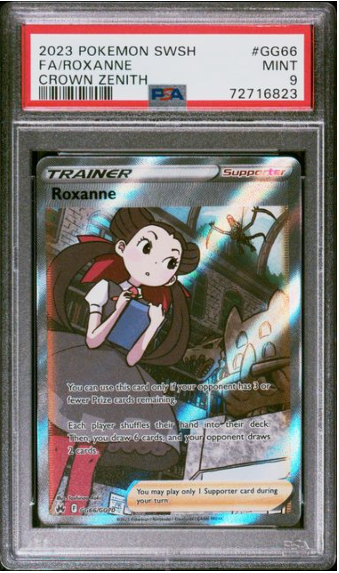 2023 English Pokemon Roxanne GG66/GG70 PSA 9