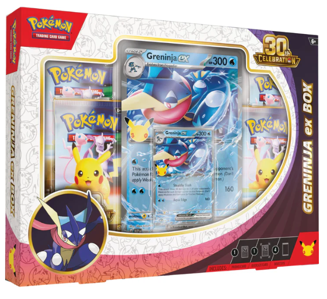 Pokemon - 30th Celebration Greninja ex Box EQL Darw (Pre-Order)