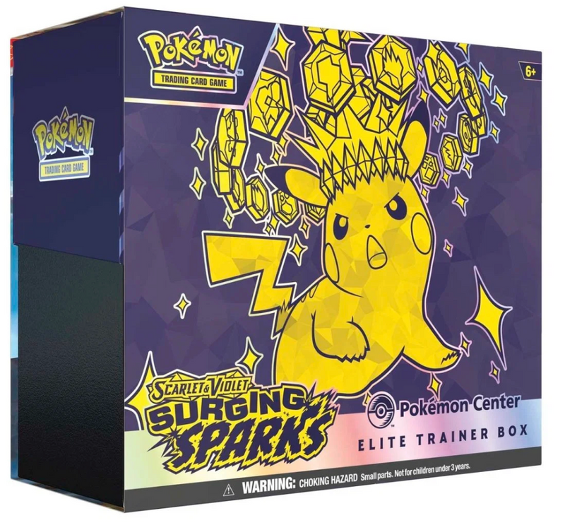 Surging Sparks Pokemon Center Elite trainer box