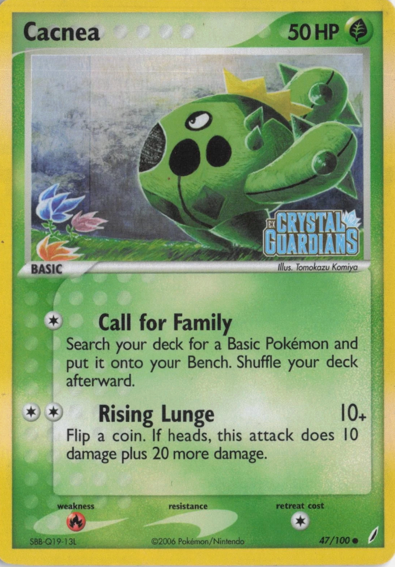 Cacnea 47/100 Crystal guardian stamped (MP)